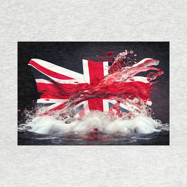 National Nations Flags - United Kingdom Flag - The Union Jack Flag by Unwind-Art-Work